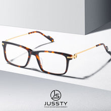 Load image into Gallery viewer, Leopard Acetate Optical Glasses Frame Men Myopia Prescription Eyeglasses Frame Male High End  Brand Spectacles Frame 2023