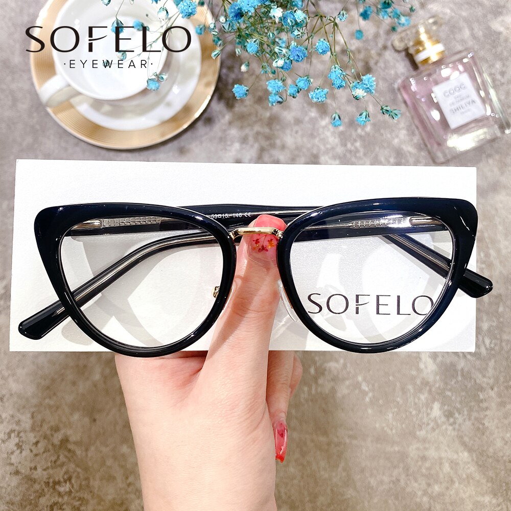 Leopard Cat Eye Prescription Glasses Frame Women Optical Myopia Eyeglasses Frame Female Anti Blue Light Computer Spectacles TR90
