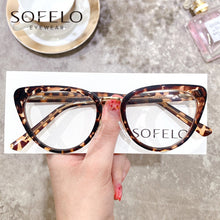 Load image into Gallery viewer, Leopard Cat Eye Prescription Glasses Frame Women Optical Myopia Eyeglasses Frame Female Anti Blue Light Computer Spectacles TR90