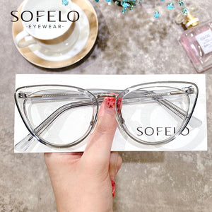 Leopard Cat Eye Prescription Glasses Frame Women Optical Myopia Eyeglasses Frame Female Anti Blue Light Computer Spectacles TR90