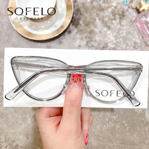 Leopard Cat Eye Prescription Glasses Frame Women Optical Myopia Eyeglasses Frame Female Anti Blue Light Computer Spectacles TR90