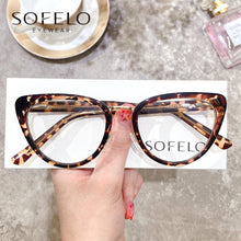 Load image into Gallery viewer, Leopard Cat Eye Prescription Glasses Frame Women Optical Myopia Eyeglasses Frame Female Anti Blue Light Computer Spectacles TR90