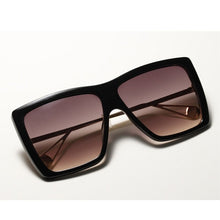 Load image into Gallery viewer, Leopard Print Sunglasses Woman Vintage Oversized Sun Glasses Square Pilot  Designer UV400 Punk Glasses Gafas De Mujer