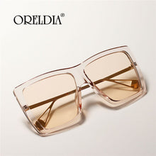 Load image into Gallery viewer, Leopard Print Sunglasses Woman Vintage Oversized Sun Glasses Square Pilot  Designer UV400 Punk Glasses Gafas De Mujer