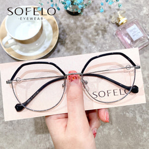 Leopard Retro Optical Glasses Frame Women Myopia Prescription Eyeglasses Frame Ladies Vintage Anti Blue Light UV Spectacles 2022