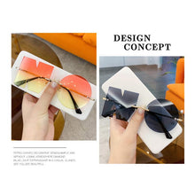 Load image into Gallery viewer, Letter NO Party Funny Glasses Personality Sunglasses Rimless Irregular Eyewear Outdoor Cycling Protection UV400 Kid Gift