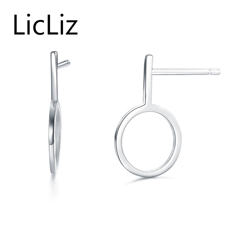 Hot 925 Sterling Silver Round Drop Earrings Jewelry For Women Cute Valentines' D Vintage Boucle D'oreille LE0253