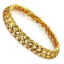 Carica l'immagine nel visualizzatore di Gallery, Bracciale creativo alla moda da 18 carati, design cavo, unisex, anniversario, confezione regalo per commemorare i gioielli 