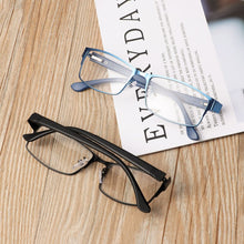 Load image into Gallery viewer, Light Resin Metal Titanium Alloy Reading Glasses Flexible Portable Business Eyeglasses +100~+40 Diopter Vision Care