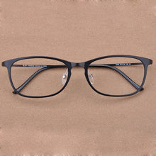 Load image into Gallery viewer, Light Retro Square Prescription Glasses Korean Steel Tungsten Titanium Spectacles Frame Anti-UV Clear Computer Eyewear Frames
