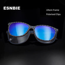 Load image into Gallery viewer, Light-Weight Ultem Memory Woman Glasses Frames With Clip On Sunglasses Optical Polarized Men Magnetic Glasses Sun Oculos De Grau