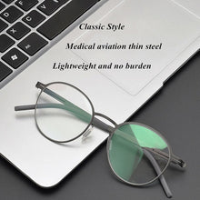 Load image into Gallery viewer, Lightweight Optical Prescription Round Glasses Frame Women Screw-Less Myopia Eyeglasses Men Germany Brand Eyewear Oculos De Grau