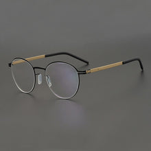 Load image into Gallery viewer, Lightweight Optical Prescription Round Glasses Frame Women Screw-Less Myopia Eyeglasses Men Germany Brand Eyewear Oculos De Grau