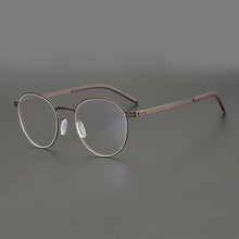 Load image into Gallery viewer, Lightweight Optical Prescription Round Glasses Frame Women Screw-Less Myopia Eyeglasses Men Germany Brand Eyewear Oculos De Grau