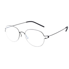 Load image into Gallery viewer, Lightweight Screwless Rim Oval Hand-made Titanium Glasses Frame Men‘s Women&#39;s Computer Gafas Brand Myopia Eyeglasses Spectacles