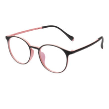 Load image into Gallery viewer, Lightweight Women Round Ultem Full Rim Small Black Glasses Frame For Prescription Myopia Presbyopia Progressive Lens