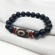 Load image into Gallery viewer, Natural Stone Picasso Jasper Labradorite Agate etc. With Tibetan Three Eye DZI Beads Bracelet For Men Accessories Gift