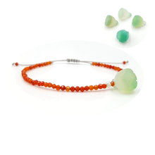 Carica l'immagine nel visualizzatore di Gallery, Piccolo braccialetto amico regolabile con pietre preziose delicate per regalo per bambini, donne e uomini 
