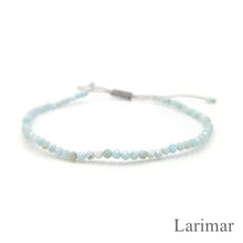Carica l'immagine nel visualizzatore di Gallery, Piccolo braccialetto amico regolabile con pietre preziose delicate per regalo per bambini, donne e uomini 