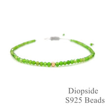 Carica l'immagine nel visualizzatore di Gallery, Piccolo braccialetto amico regolabile con pietre preziose delicate per regalo per bambini, donne e uomini 