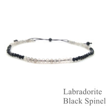 Carica l'immagine nel visualizzatore di Gallery, Piccolo braccialetto amico regolabile con pietre preziose delicate per regalo per bambini, donne e uomini 