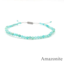 Carica l'immagine nel visualizzatore di Gallery, Piccolo braccialetto amico regolabile con pietre preziose delicate per regalo per bambini, donne e uomini 