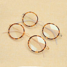 Load image into Gallery viewer, Linder Brand Designer Hand-Made Ultralight Retro Round Alloy Prescription Glasses Frame For Men Women Optical Eyeglasses