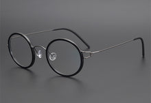 Load image into Gallery viewer, Linder Brand Designer Hand-Made Ultralight Retro Round Alloy Prescription Glasses Frame For Men Women Optical Eyeglasses
