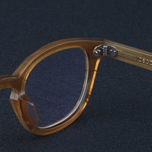 Load image into Gallery viewer, Linen Johnny Depp Glasses Men LEMTOSH Computer Goggles Clean Lens Brand Vintage Acetate Optical Eyeglasses Frame Women