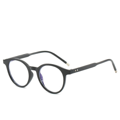 Literature and Art Small Frame Round Ladies Blue Ray Glasses Transparent Frame Men Wild Frame Spectacles Women
