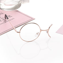 Load image into Gallery viewer, Lolita retro half-frame gear monocle student secondary element personalized glasses