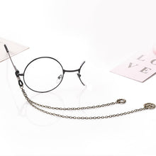 Load image into Gallery viewer, Lolita retro half-frame gear monocle student secondary element personalized glasses