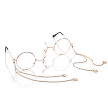 Load image into Gallery viewer, Lolita retro half-frame gear monocle student secondary element personalized glasses