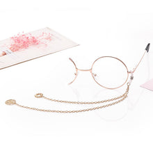 Load image into Gallery viewer, Lolita retro half-frame gear monocle student secondary element personalized glasses
