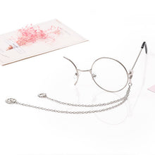 Load image into Gallery viewer, Lolita retro half-frame gear monocle student secondary element personalized glasses