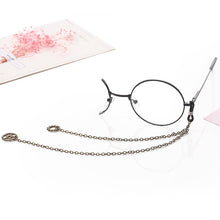 Load image into Gallery viewer, Lolita retro half-frame gear monocle student secondary element personalized glasses