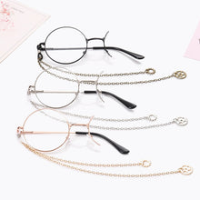 Load image into Gallery viewer, Lolita retro half-frame gear monocle student secondary element personalized glasses