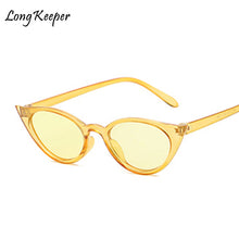 Load image into Gallery viewer, Long Keeper 2023 Cat Eye Sunglasses Women Retro Small Size Cateye Sun glasses Red Yellow Grey Lens Female Vintage Glasses Frame