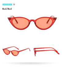 Load image into Gallery viewer, Long Keeper 2023 Cat Eye Sunglasses Women Retro Small Size Cateye Sun glasses Red Yellow Grey Lens Female Vintage Glasses Frame
