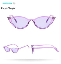 Load image into Gallery viewer, Long Keeper 2023 Cat Eye Sunglasses Women Retro Small Size Cateye Sun glasses Red Yellow Grey Lens Female Vintage Glasses Frame