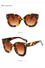 Load image into Gallery viewer, Long Keeper Brand Designer Women Square Retro Men Sunglasses 2023 Oversided Lady Leopard Frame Eyewear AM6856