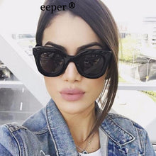 Load image into Gallery viewer, Long Keeper Brand Designer Women Square Retro Men Sunglasses 2023 Oversided Lady Leopard Frame Eyewear AM6856