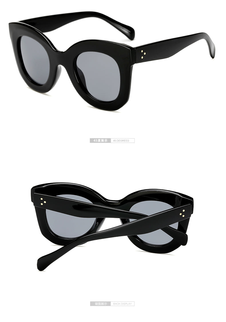 Long Keeper Brand Designer Women Square Retro Men Sunglasses 2023 Oversided Lady Leopard Frame Eyewear AM6856