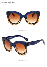Load image into Gallery viewer, Long Keeper Brand Designer Women Square Retro Men Sunglasses 2023 Oversided Lady Leopard Frame Eyewear AM6856