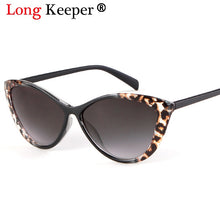 Load image into Gallery viewer, Long Keeper Vintage Ladies Sexy Cat Eye Sunglasses Women Leopard Retro Sunglass UV400 Shades Gafas De Sol Feminino