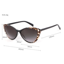 Load image into Gallery viewer, Long Keeper Vintage Ladies Sexy Cat Eye Sunglasses Women Leopard Retro Sunglass UV400 Shades Gafas De Sol Feminino