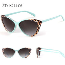 Load image into Gallery viewer, Long Keeper Vintage Ladies Sexy Cat Eye Sunglasses Women Leopard Retro Sunglass UV400 Shades Gafas De Sol Feminino