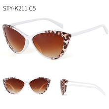 Load image into Gallery viewer, Long Keeper Vintage Ladies Sexy Cat Eye Sunglasses Women Leopard Retro Sunglass UV400 Shades Gafas De Sol Feminino