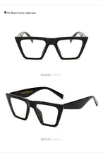 Load image into Gallery viewer, Long Keeper Women Sunglasses Square Cat Eye Sun Glasses Female UV400 Summer Style Vintage Black Big Frame Eyewears