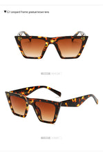 Load image into Gallery viewer, Long Keeper Women Sunglasses Square Cat Eye Sun Glasses Female UV400 Summer Style Vintage Black Big Frame Eyewears